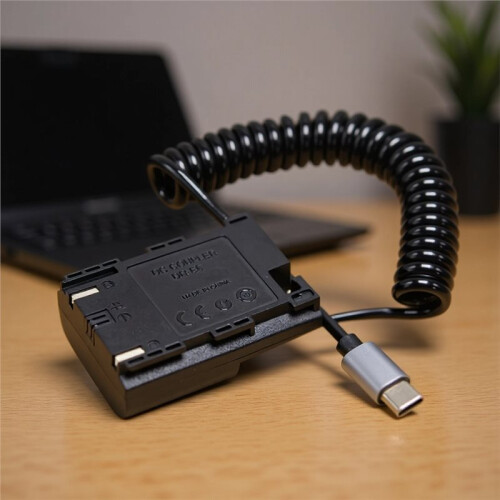ACK-E6 DR-E6 USB-C Adapter LP-E6 LP-E6N Dummy Battery Power Supply Kit for   R R5 R6 R7 80D 70D 60D 90D Camera 1