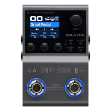 Valeton GP-50 Electric Guitar Effect Multi-Effects Processor NAM & IR Loader with 100+ HD Effects Single Block Effect Device