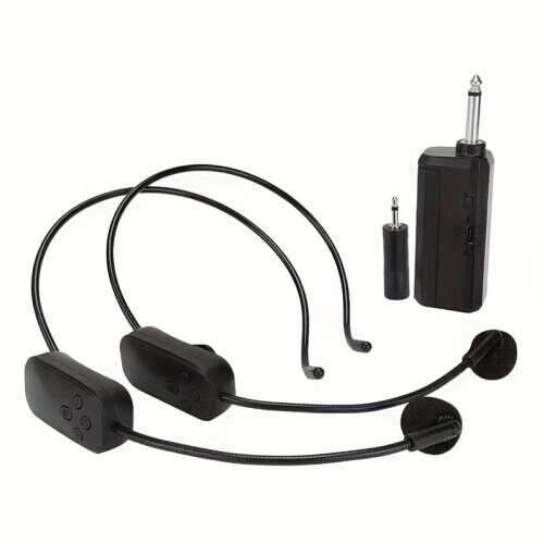 2.4G Mic System Long Range Wireless Microphone System  Handheld Mic 2 in 1 for Teaching Stage Performers 1