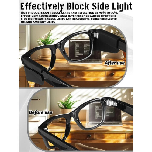 8 Pairs Silicone Glasses Side Shields for  Meta/ Meta HSTN, Glasses Accessories 1