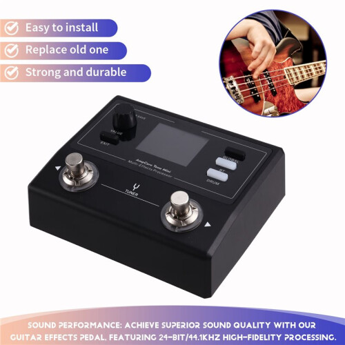 Electric Guitar  Comprehensive Effector AmpCore Tone   Multi-Effects Pedal Support 8 Effects Same 2