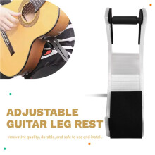 Adjustable Guitar Leg Rest Clip- Guitar Holder Ergonomic Guitar Support Stand for Electric Classical Acoustic Guitars