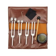 4er-Set Stimmgabeln 128 Hz, 256 Hz, 512 Hz, 528 Hz, Stimmgabeln Chakra für Heilung, Klangtherapie, Körperhaltung Stil 1