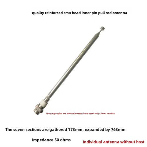 Thumb Antenna Doughnut Antenna Pull Rod Antenna for ATS  SI4732 Radio 2