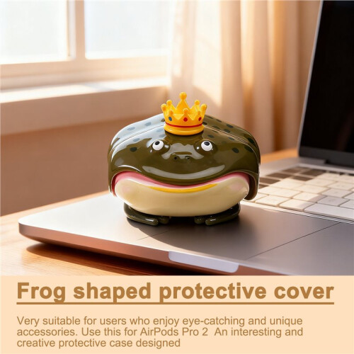 Premium Ugly Frog Handmade Case for  2, Cute Protective Cover for   2nd Generation Headphone 1