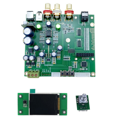 DAC Board Decoder Board with Gold-Plated RCA Without USB Interface