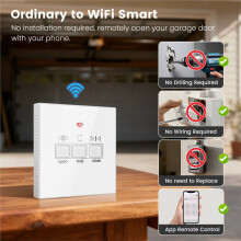 Freely Apply WiFi RF Wireless Garage Door Graffiti App Control Warehouse Sliding Gate Double Door