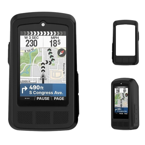 Silicone Soft Protective Case Screen Protector Film Cover for Wahoo ELEMNT BOLT 3 Bike Computer Accessories
