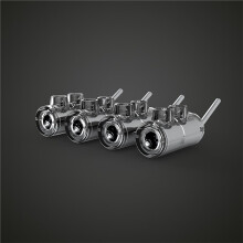 B552R 2MM Speaker Terminals for Rhodium Plated Wire Pin Plug Screw Lock Cable Adapter with Banana Connectors