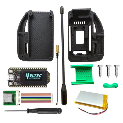 Meshtastic Heltec V4 WiFi LoRa 32 Dev-Board Case Set 0.96-Inch OLED with GNSS ESP32 SX1262 Solar Powered BLE B 1