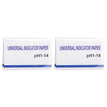 2 Set 160 Strips 1-14 PH Litmus Paper Ph Test Strips Water Cosmetics Soil PH Test Paper Strips with Control Card