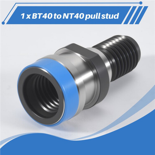 BT40-NT40 Pull Stud,BT40-NT40 Converter,BT40 Holder is Converted Into NT40 Holder,Drawbar Thread 2