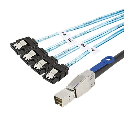 External  SAS HD SFF-8644 with IC to 4   7P Female Hard Disk Server Cable High Speed Data Transfer 2