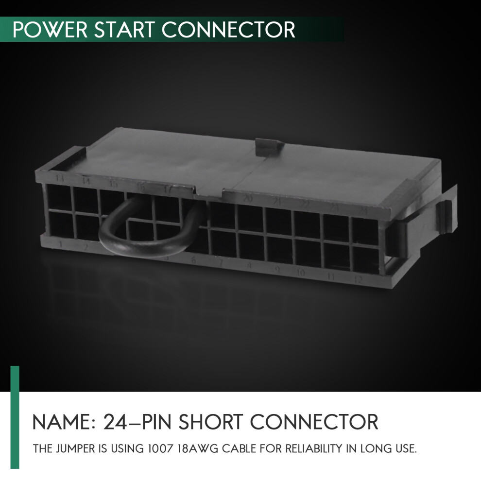 4-Pin Atx Power Supply Jumper Bridge Tool Psu Test Without Being Plugged Into The Motherboard 6034211060328