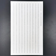 36 Grids Plastic Embroidery Floss Organizer Box & 50 Floss Bobbins & 2PCS Floss Number Stickers for Sewing Storage