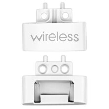 2 Pair Hinge Replacement Headband Connector Hinge Clip Cover for Solo 3 Wireless A1796 Headphones, White & Golden