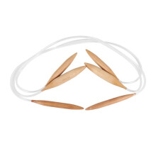 Bamboo Circular Knitting Needles Set Oversize Circular Knitting Needles Jumbo Needles for Chunky Yarn US Size 19, 35, 50