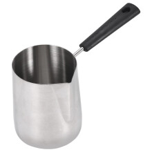 600Ml Milk Butter Warmer Pot, Turkish Coffee Pot, Stainless Steel Stovetop Melting Pot with Spout for Tea,Heating