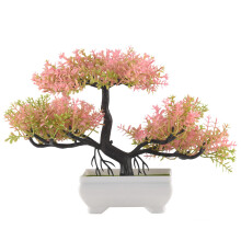 Kunstplanten Bonsai Kleine Boompot Nep Plant Bloemen Ingemaakte Faux Bonsai voor Thuis Kamer Tafel Hotel Tuin Decor EEN