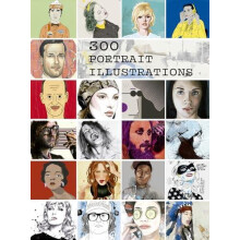 300 Portrait Illustrations by Monsa Publications Hardcover Book