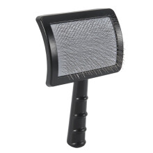 Brosse à Lisser Ferme pour Chiens - Brosse à Lisser Extra Longue pour Chien de  Taille, Brosse MéTallique et DéMêLage (Noir)