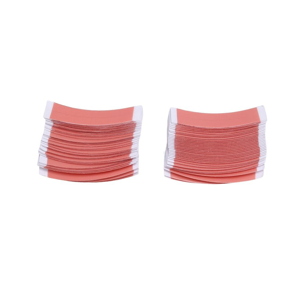 72Pcs/Lot Duo Tac Lace Wig Sided Double Tape Slitting  Hair Adhesive Extension Strips for Toupees/Lace Wig Film C
