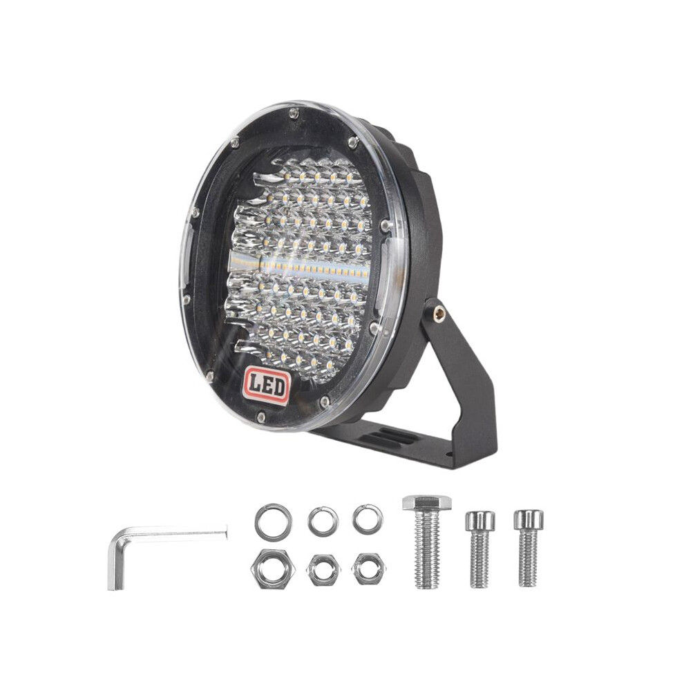 7 Inch 300W Offroad Led Work Bar +, Round Spot Car Work Lamp For Truck 4Wd 4X4 Atv Utv Suv Light/White/Amber 6032483722081