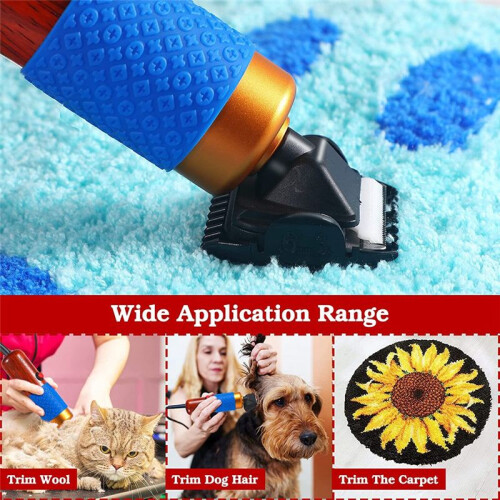 1PCS Replaceable Ceramic Blades Set,Carpet Trimmer Common Use Clipper Blade, for Carpet Clippers,Tufting Clippers 1
