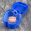 Dark  Denture Case, Denture Cup with Strainer, Denture Bath Box False Teeth Storage Box with Basket Net Container Holder for Travel 3