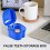 Dark  Denture Case, Denture Cup with Strainer, Denture Bath Box False Teeth Storage Box with Basket Net Container Holder for Travel 2