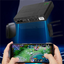 9V 12V UPS Uninterruptible Power Supply UPS USB 10400MAh 18W Battery Backup for WiFi Router CCTV(US Plug)