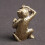 Bronze  Monkey Statue Monkey Statue Landscape Accessories, Tea Table, Desk Antique Small Bronze Ware 3