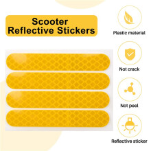 Reflective Stickers Waterproof Warning Strip Night Reflective Stickers for Max G30 Electric Scooter Decoration