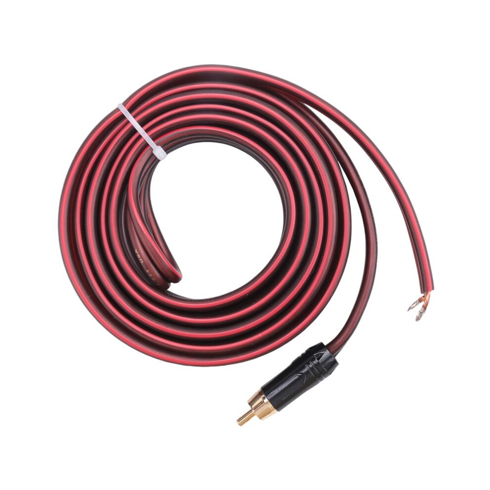 Rca Speaker Cable Bare Wire Speaker Wire To Rca Plug,Replace Rca Plug Connector Adapter To Bare Wire Open Audio Video 4712607033980
