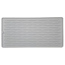 Silicone Square Dish Drying Mat Drain Pad Water Filter Table Placemat Kitchen Heat Resistant Protection Durable B