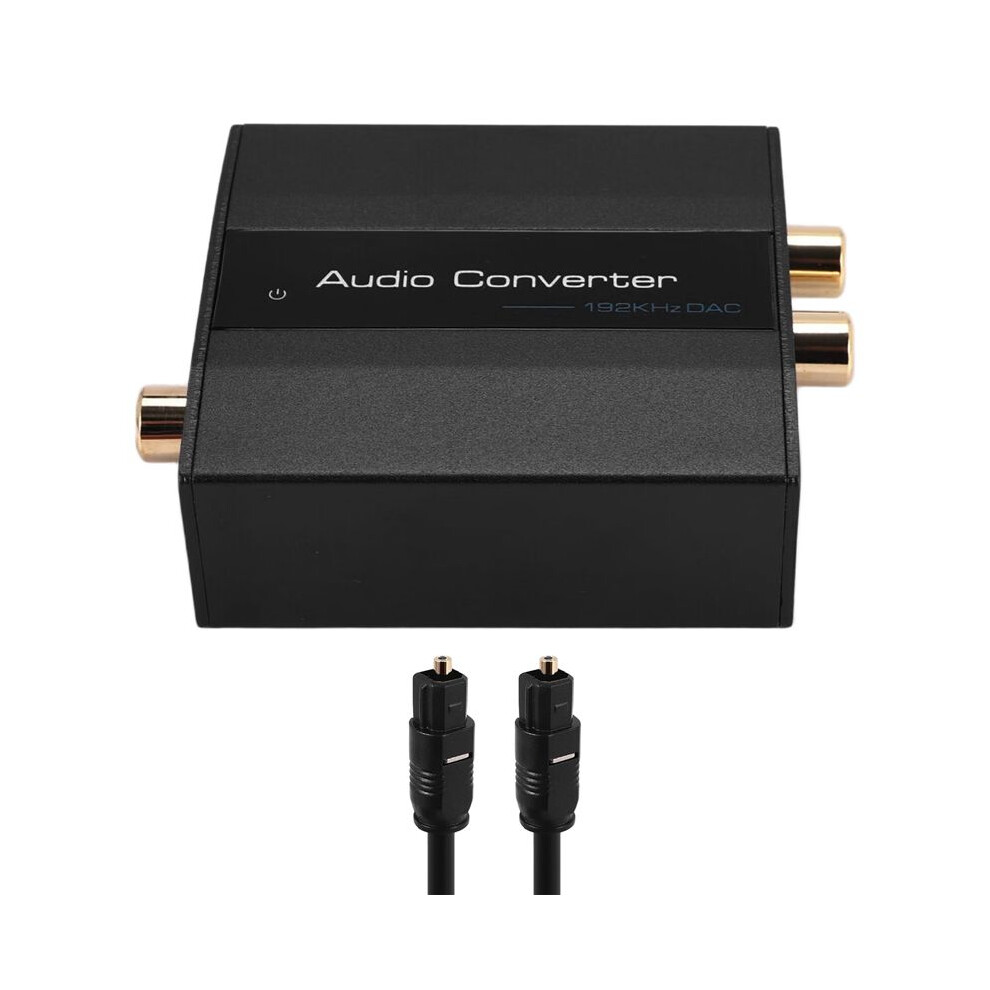 Optical To Rca Converter Audio Converter Digital To Analog Audio Coaxial To Rca Adapter 3.5Mm Aux With Optical Cable 6032234131605