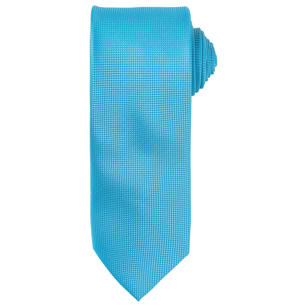 Premier (One Size, Turquoise) Unisex Adult Micro Waffle Tie
