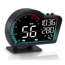 Digital GPS Speedometer Universal Car Display with Speed MPH Compass Direction Fatigue Driving Reminder