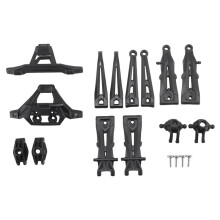 14 Piezas Delantera Trasera Superior Inferior Brazo Basculante Streening Cup Parachoques para LAEGENDARY Legend 1/10 RC Coche Repuestos Accesorios