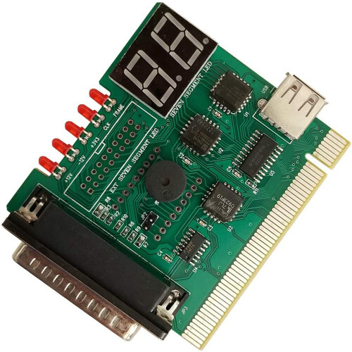 USB PCI PC Motherboard Diagnostic Analyzer POST Card with 2 Digit Error Code Display for Laptop PC Test and Analyze