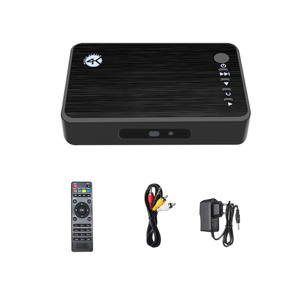 4K Ultra Hd Media Player For Car Tv Mmc Rmvb Mp3 Usb External Hdd U Disk Multimedia Media Player Box Eu Plug 6032475688210