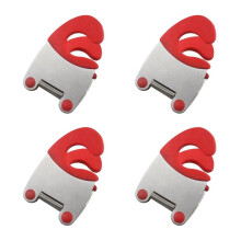 Rejilla para Ollas y Cucharas de Acero Inoxidable, Abrazadera Antiescaldaduras para Ollas y Cucharas, Abrazadera para Cuencos de Utensilios de Cocina,