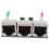 Fast   3 Port Ethernet  10 / 100mbps Network  Hub Pcb Module Board for System Integration Module 1