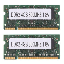 2 STÜCKE DDR2 4 GB 800 MHz Laptop Ram PC2 6400 2RX8 200 Pins SODIMM für Laptop Speicher
