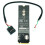 M.2 KEY-M to KEY A-E/E Adapter Riser Card for M.2 NGFF PCIE Protocol Wireless Network Card Module 2