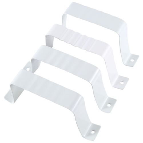 Downspout Adapter Gutter Downspout Strap 3X4 Leader Strap 3X4 (4 Pack) (Wit) 1