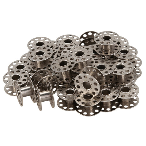 New 40pcs Sewing Machine Bobbins Stainless For Household Singer 15 Class