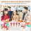 1pcs Acrylic 4-Hole Double layer Ice Cream Cone Stand 2