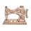 100Pcs Sewing Machine Scissors Shaped Wooden Buttons Sewing Button For Children Clothes Decorative Button Scrapbooking Accessory 7