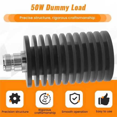 50W Dummy Load N Female Socket  - 3GHz 50 Ohm RF Coaxial Termination 2